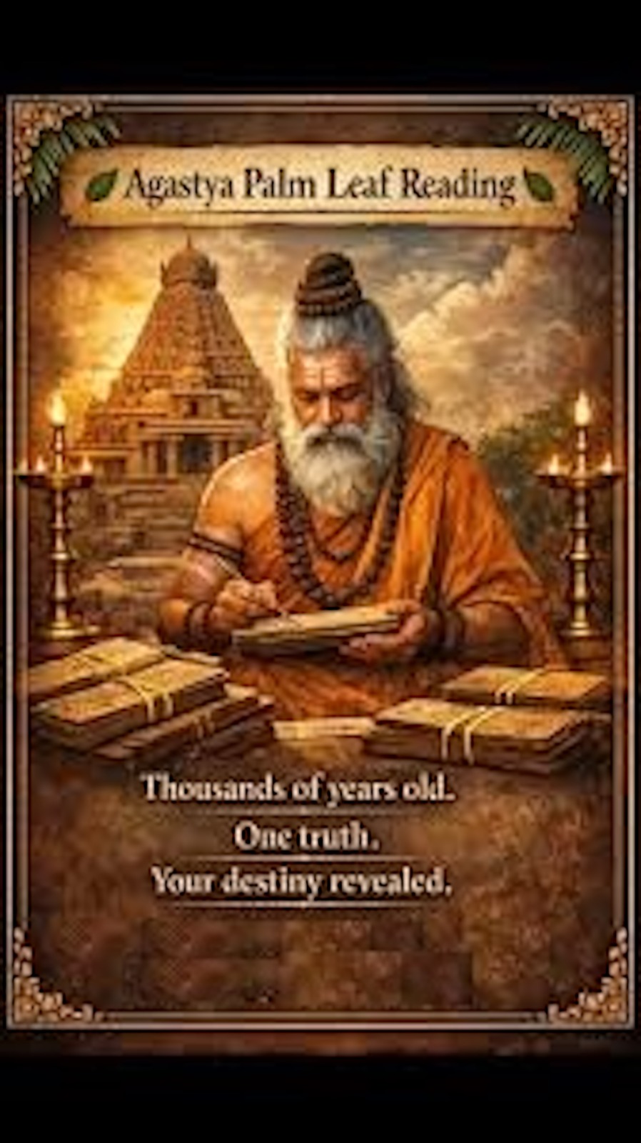 Agastya Palm Leaf Reading